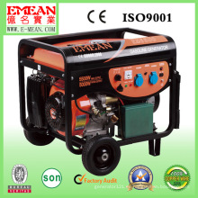 Generador portátil de la gasolina del proveedor de China de la sola fase 6500W